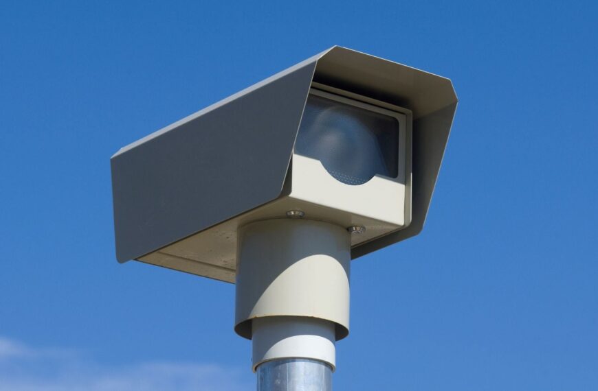 Speed camera warning signs go up